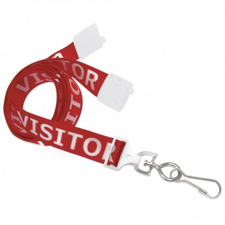 Flat lanyard - 15mm - Visitor