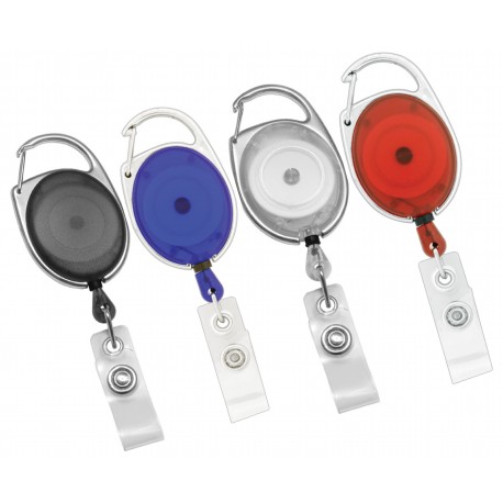 Carabiner badge reel - (ZIP/PT)